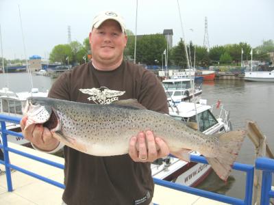 Big Brown Trout For This Happy Client Of Mine!